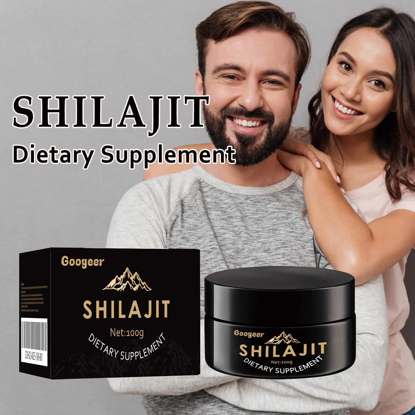 Googeer Organic Shilajit Dietary Supplement Body Care Solution