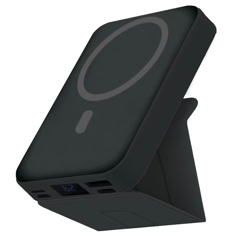 Power Bank Magnetic Portable Wireless FastCharger 10000mAh Type - C Cable LEDDisplay 22.5W PD Fast Charging LightingMag-Safe Battery Pack For IPhone15 14 13 12 Mini Pro Pro Max Devices Digital