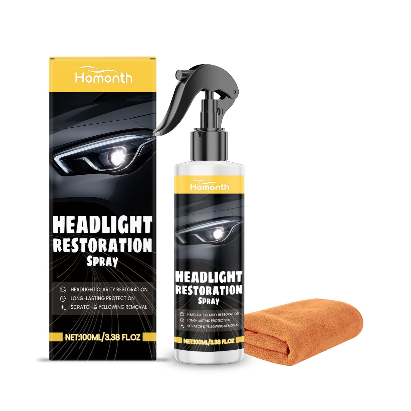 Headlight Restoration Spray