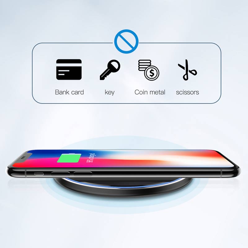 15W Smart Portable Phone Fast Charger Wireless Charger