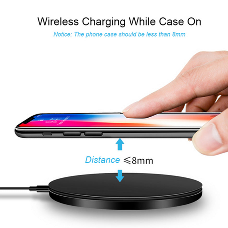15W Smart Portable Phone Fast Charger Wireless Charger