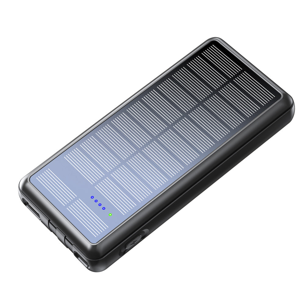 It Comes With Input And Output Dual-wire Solar Power Bank